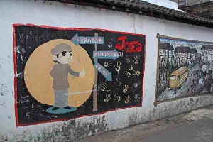 Amazing street art on every corner of Yogyakarta