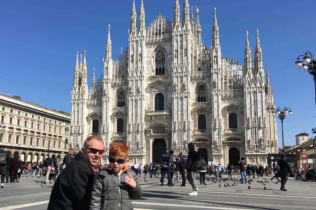 FlipFlopGlobetrotters.com - Blog: 6 top things to do in Milan Italy with kids - Duomo di Milano