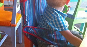 Totseat fabric kids chair for travel - travel accessory for kids