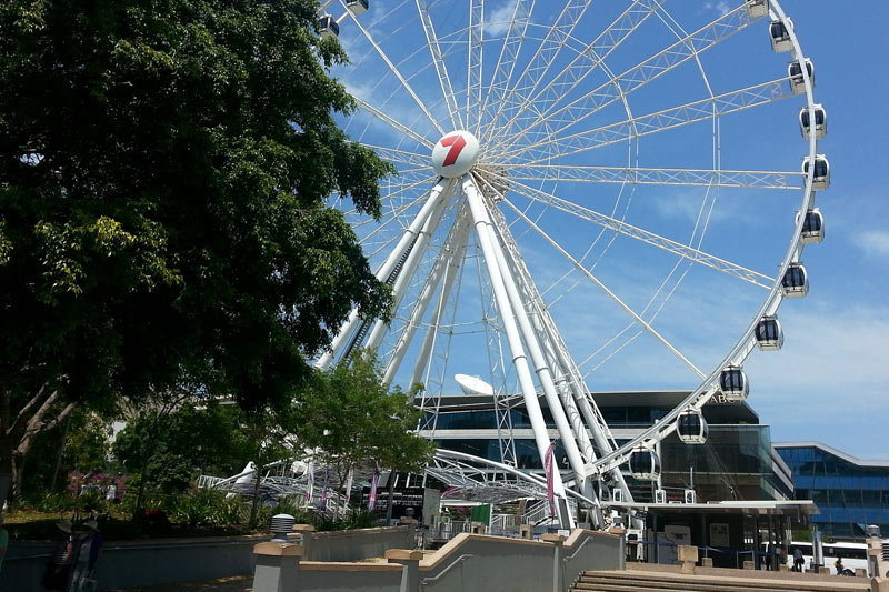 FlipFlopGlobetrotters.com - blog: Brisbane with kids - Brisbane Wheel