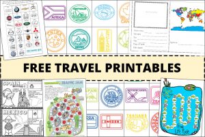 Best free travel printables for kids • FlipFlopGlobetrotters.com