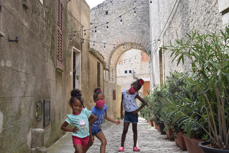 Erice Sicily with kids